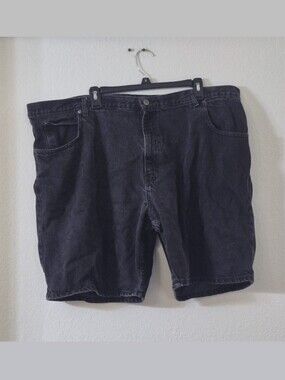 Men's Black Denim Jean Shorts - Classic Casual Fit